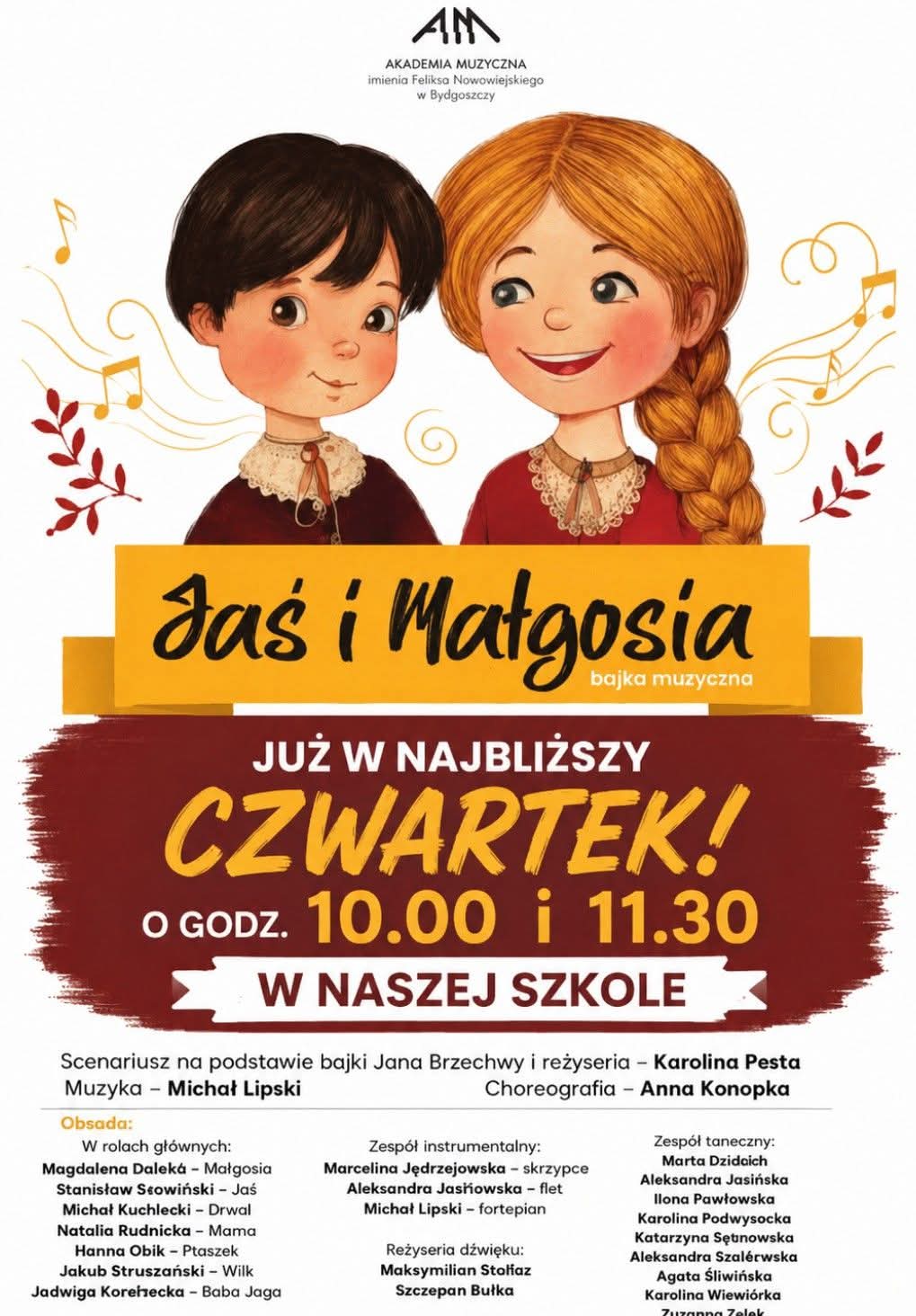 Jaś i Małgosia - bajka muzyczna
