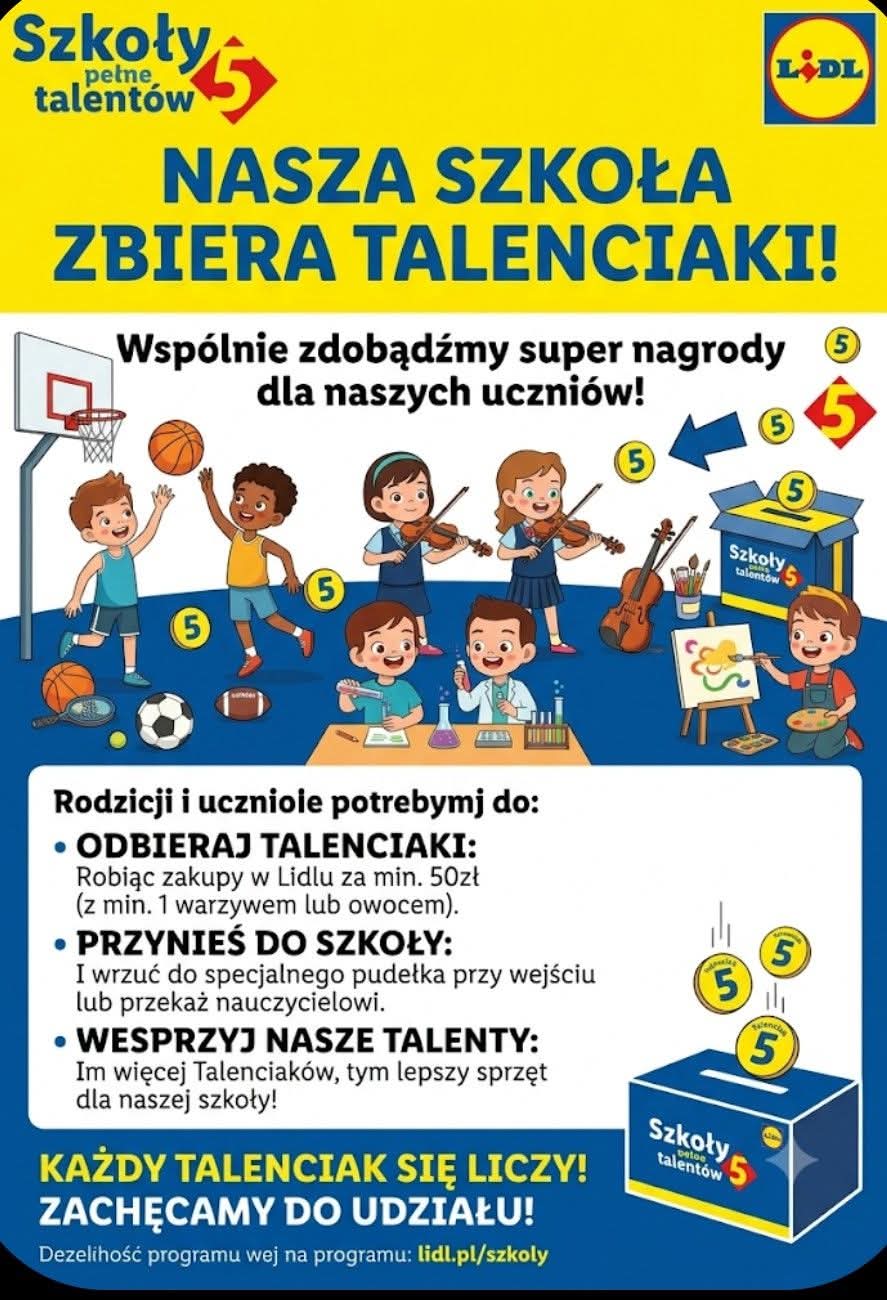 Nasza szkoła zbiera talenciaki!